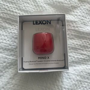 LEXON MINO X BRAND NEW FLOATING BLUETOOTH SPEAKER - RED